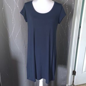 👙Mossimo Supply Co. Women’s Large Navy Blue T-Shirt Dress